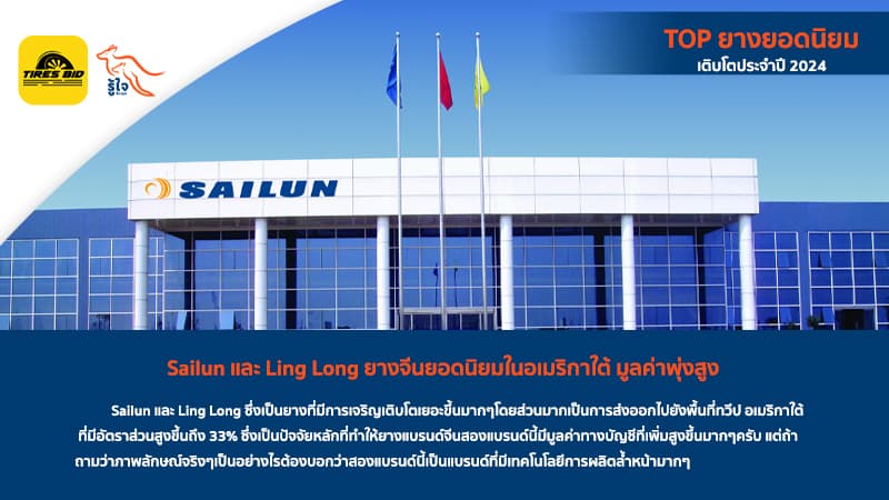 Sailun และ Ling Long ยางจีนยอดนิยมในอเมริกาใต้